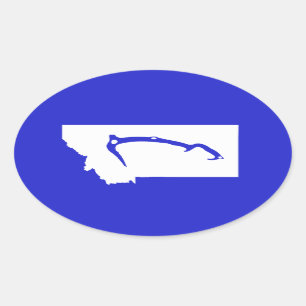 Ice Klib Montana Ovale Sticker