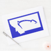 Ice Klib Montana Rechthoekige Sticker (Envelop)