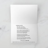 ICE LAKE: Oktobermorgen Kaart (Binnen)