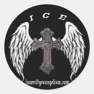 ICE Logo Sticker (Alle winsten naar ICE Ministry)