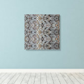 Ice Metal Fire II Stretched Canvas Print (Insitu (Houten vloer))
