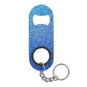 Ice on Blue Metal Mini Flessenopener (Achterkant)