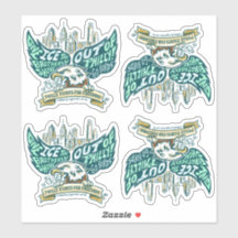 ICE Out / Go Birds Stickers