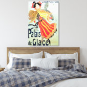 Ice Palace', Champs Elyses, Parijs, 1893 Canvas Afdruk (Insitu (Slaapkamer))