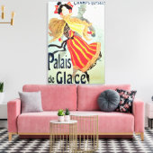 Ice Palace', Champs Elyses, Parijs, 1893 Canvas Afdruk (Insitu (Woonkamer))