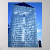 Ice Palace in Carnaval de Quebec, Canada Poster (Voorkant)