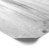 'Ice Pick' Abstracte kunst in zwart-wit Poster (Hoek)