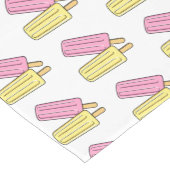 Ice pop cartoon illustratie korte tafelloper (Hoek)