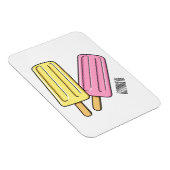 Ice pop cartoon illustratie magneet (Rechterzijde)