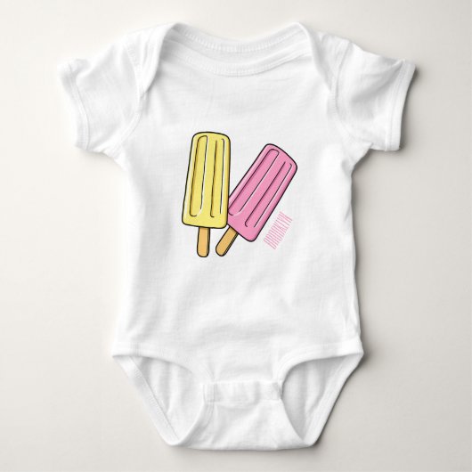 Ice pop cartoon illustratie romper (Voorkant)