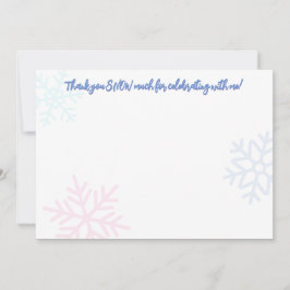 Ice Princess 4e verjaardag Notitiekaartje