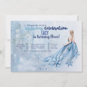 Ice Princess Invitation de fête d'anniversaire (Devant)