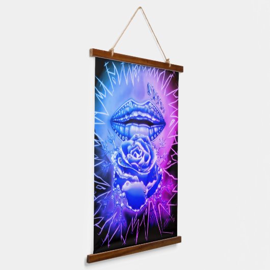 "Ice Queen" Hangend Wandkleed (Gebogen)