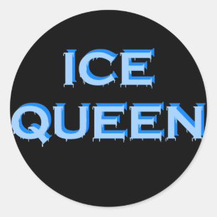 ICE QUEEN RONDE STICKER