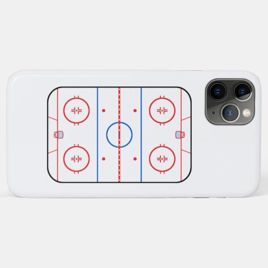 Ice Rink Diagram Hockey Game Companion Case-Mate iPhone Case (Achterkant (horizontaal))