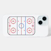 Ice Rink Diagram Hockey Game Companion Case-Mate iPhone Case (Achterkant (horizontaal))