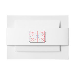 Ice Rink Diagram Hockey Game Companion Uitnodigingen Wikkel
