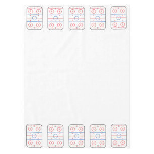 Ice Rink Diagram Hockey Game Style Tafelkleed