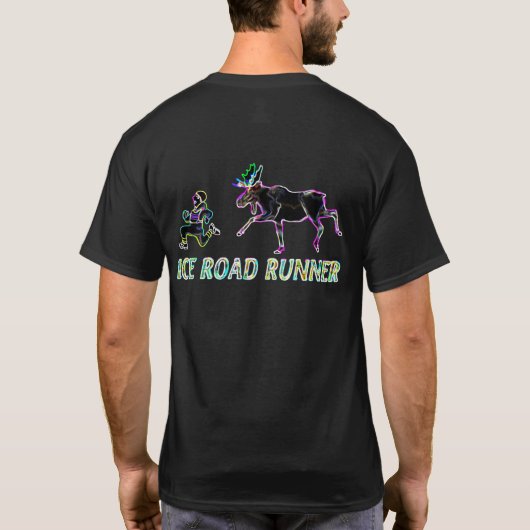 Ice Road Runner - Electric T-shirt (Achterkant)