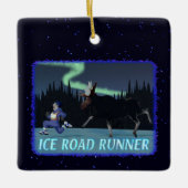 Ice Road Runner Keramisch Ornament (Voorkant)