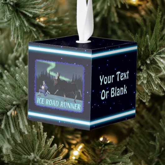 Ice Road Runner Kubus Ornament (Boom)