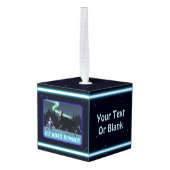 Ice Road Runner Kubus Ornament (Achter hoekig)