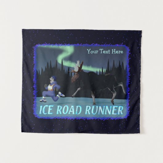 Ice Road Runner Wandkleed (Voorkant (horizontaal))