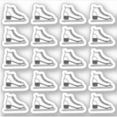 Ice Schaats Boots Schaatsen Ice Hockey Planner Sticker (Voorkant)