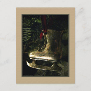 Ice Schaats Ornament Invitation Kaart