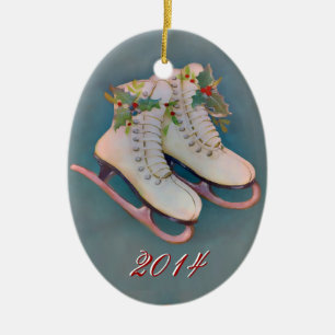 Ice-Schaatsen 2014 Keramisch Ornament