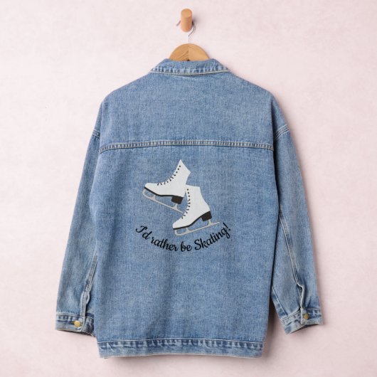 Ice Schaatsen Design Denim Jacket (Hangar)