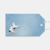 Ice Schaatsen Design Gift Label Cadeaulabel (Voorkant (Horizontaal))