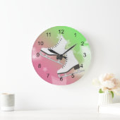Ice Schaatsen Design Wall Clock Grote Klok (Huis)