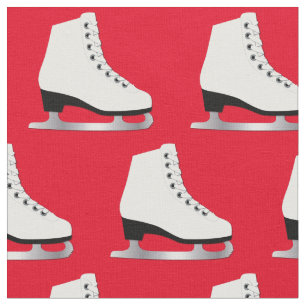 Ice Schaatsen Figuur Rink Rood Stof