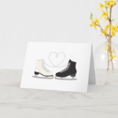 Ice-Schaatsen Kaart (Gele Bloem)