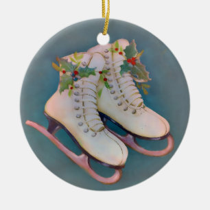 Ice-Schaatsen Keramisch Ornament