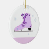 Ice-Schaatsen Keramisch Ornament (Rechts)