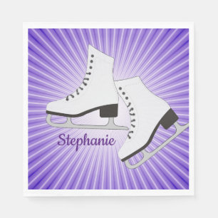 Ice Schaatsen Paper Party Napkin Servet