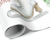 Ice Schaatsen rood & groen | Cadeaupapier (Rol Hoek)