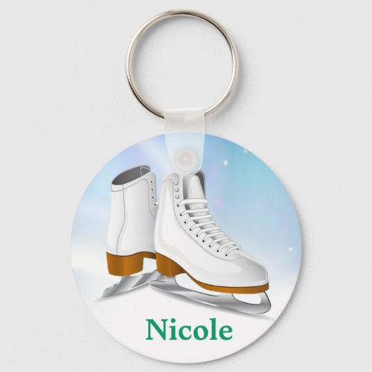 Ice Schaatsen Sleutelhanger (Voorkant)