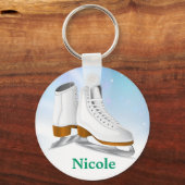 Ice Schaatsen Sleutelhanger (Voorkant)