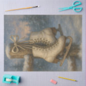  Ice Schaatsen Winter Nostalgia Decoupage Tissuepapier (Craft)