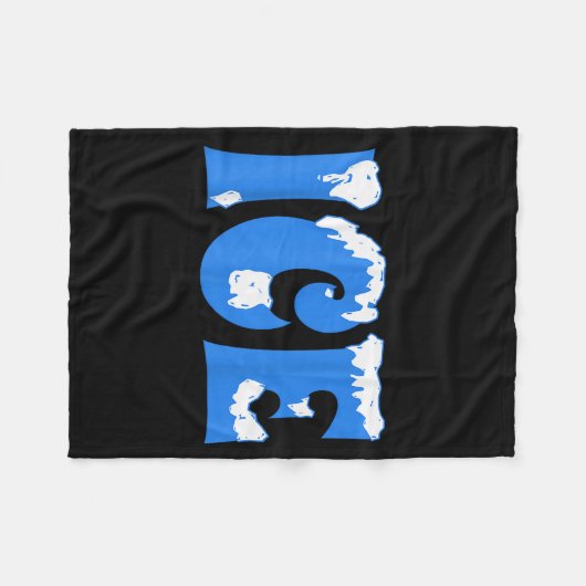 Ice Shirt Halloween Costume Couples Ice Family Hal Fleece Deken (Voorkant (Horizontaal))