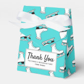Ice Skateday Favor Box Bedankdoosjes (Voorkant Zijde)