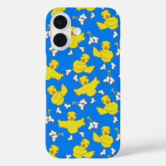 Ice Skateeg Schaatsen Pattern Fleece Blanket Case-Mate iPhone Case (Achterkant)