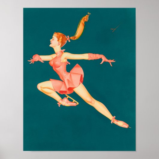Ice Skater Ballerina, Poster (Voorkant)