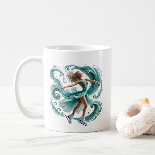 Ice Skater Koffiemok (Met donut)