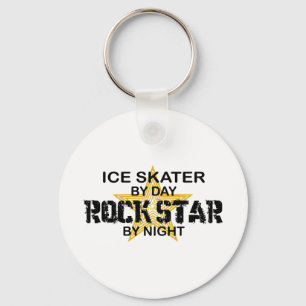 Ice Skater Rock Star by Night Sleutelhanger