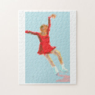 Ice Skating Art Legpuzzel