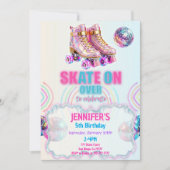 Ice Skating Birthday Invitation (Devant)